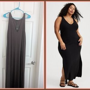 Elegant Brown Maxi Dress